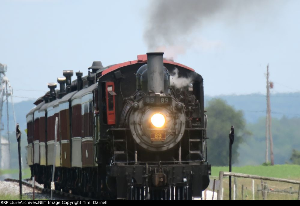SRC 89 brings the 1pm train back